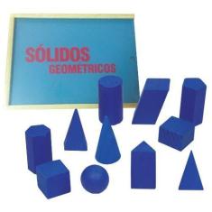 Brinquedos Educativos - Sólidos Geométricos 11 Peças - Sonho de Crianç
