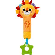 Pelúcia Buzininha com Mordedor Buba Zoo Leão 16133 - Buba