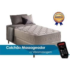 Colchão Solteirão Molas Magnético C- Vibro Massagem C- Commodite (96x203x34) - Anjos