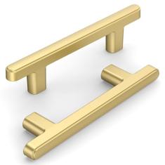 KNOKLOCK Pacote com 10 puxadores de armário de cozinha 3,75 polegadas (96 mm) puxadores de armário de cozinha puxadores de armário de cozinha puxadores de gaveta para armário guarda-roupa