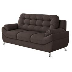 Sofá 3 Lugares Linoforte Mercury Revestido em Tecido Suede - 200cm de largura