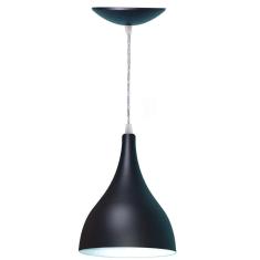 Lustre Pendente Balcão Cozinha Americana - Preta Fosca