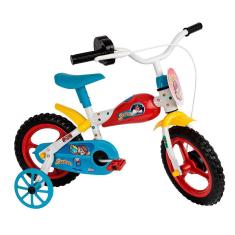 Bicicleta Infantil Senninha Aro 12 Azul Vermelho Styll Kids