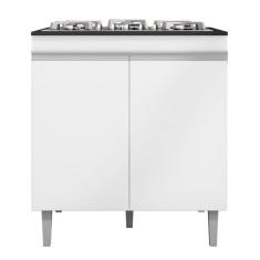 Balcão Cooktop Andréia 79cm com 2 Portas - AJL Móveis