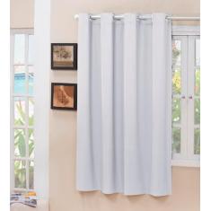 Cortina Blackout Tecido Branco Gelo 1,40x1,50 Janela Porta
