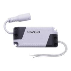 Driver Painel Led 20/24w Bivolt Empalux, Branco e Preto