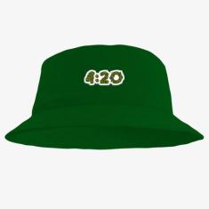 Boné Chapéu Bucket Hat Estampado - MP Moda Masculina, Único, Verde esc