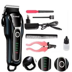Máquina de Tosa Kemei KM-1991 para Cães e Gatos  Cortador Profissional