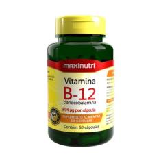 Vitamina B12 100% IDR Maxinutri 60 Cápsulas