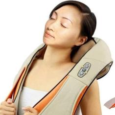 Massageador De Pescoço, Costas, Ombro E Joelhos 3d Infravermelho Shiatsu Relax Q-1343