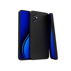 Capa Capinha Aveludada Preta + Película 3d Privacidade Para Samsung Ga