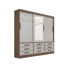 Guarda Roupas Meridian Plus 3Pts 100% MDF DDoro Móveis - D Doro Móveis