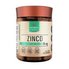 Zinco Quelato  Vegano  - Nutrify 60 Cápsulas