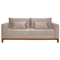 Sofá 3 Lugares Bahamas Suede Areia 230 cm
