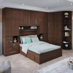 Dormitório Queen Size Sem Cama 1344S San Remo