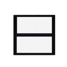 Janela de Alumínio Basculante 60x40cm Hale Esquadrias Preto