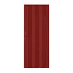 Porta Sanfonada PVC Plastporta 210x60cm Plastporta BCF Mogno