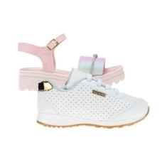 Sapato Tenis Menina e Papate - KIT 2 PARES Tam 28 ao 34-Feminino