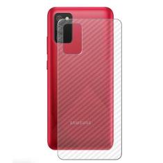 Kit 2 Película Traseira Fibra Carbono Compatível com Samsung Galaxy A0