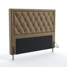 Cabeceira Centaurus 140 Para Cama De Casal Sued Capuccino Aradecor