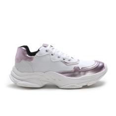 Tênis Chunky Feminino Sneaker Plataforma Form's, Rosa, 35