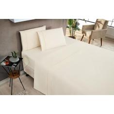 Jogo De Lençol Elegance Solteiro 3Pçs 180 Fios Varias Cores Branco, Pa