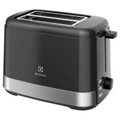 Torradeira Elétrica Electrolux Efficient ETS10, 800W, Grafite, 220V