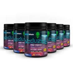 6x ABDUZIDO PRE TREINO NITRO MAX BLUEBERRY 300G - NITROMAX
