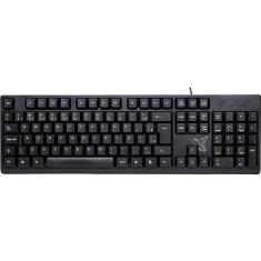 Teclado Usb Universitário Fio Usb2.0 Pt. - Maxprint