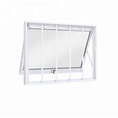 Janela Maxiar De Banheiro Com Grade 70x70 Branco [f123]