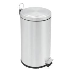 Lixeira Inox com Pedal 20 L Brasil Plus Tampa com  Amortecedor Tramontina 94538520
