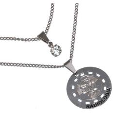 Colar Duplo Formatura Profissão Radiologia Aço Inox - Milena Folheados