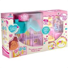 Brinquedo kit Especialidades Doce Lar Casinha De Boneca Peças de Encai