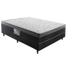 Cama Box Casal D33 Ortopédico Rondoconfort Cinza - Rondomóveis