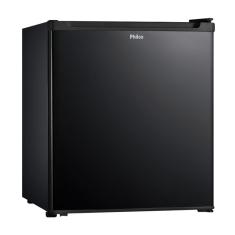Frigobar Philco PFG50P 45L Classe a Compacto com Porta Reversível e Prateleiras Removíveis Preto