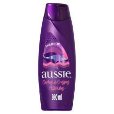 Shampoo Aussie Cachos e Crespos Ativados Limpeza Delicada e Hidratante 360ml