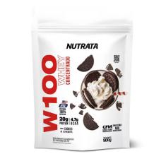 Whey Concentrado W100 Cookies e Cream Refil 900g Nutrata