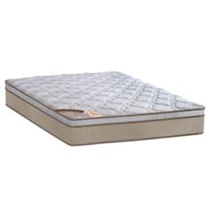 Colchão Casal Castor Sleep Revolution com Molas Ensacadas e Euro Pillow 27x128x188 cm - Branco/Bege