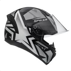 Capacete Spike II 1St Preto Prata
