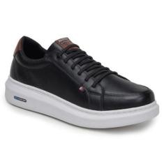 Tenis Sapatenis Casual Social Masculino Sapato 100% Couro Legitimo Parra Boots-Masculino