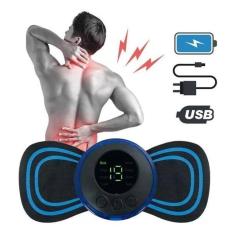 Massageador Elétrico Corporal Muscular Usb Recarregável Cor