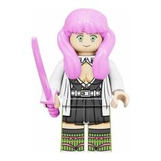 Boneco Blocos De Montar Mitsuri Kanroji Demon Slayer