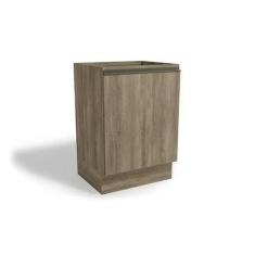 Balcão de Cozinha Modulado Maxxi G742 1 Porta s/ Tampo Nogal - Kappesb