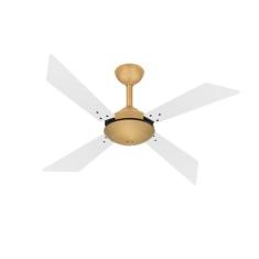 Ventilador Teto Dourado Tech 4 Pás Silencioso Ventax 110V