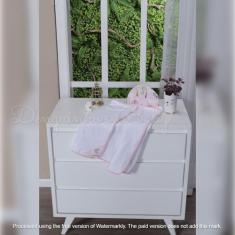 Toalha De Banho Bebê Dupla Face Com Capuz Forrada com Fralda - Denguin