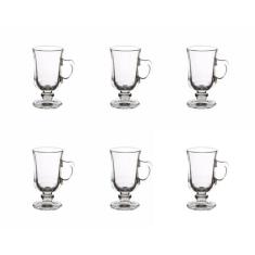 Conjunto Xícaras de Vidro 110mL Capuccino Wincy VDA0902