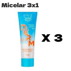 Sabonete Liquido Facial Derm Soul, Rosa Mosqueta, Vitamina C e Pré-Pós