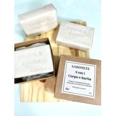 Kit 3 Sabonete Vegetal 2 em 1 Corpo e Barba Hidratante 110g - Likare