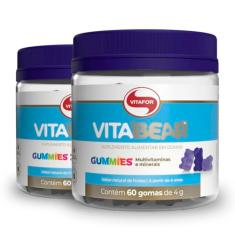 Kit 2 Vita Bear Multivitamínico Vitafor 60 Gomas