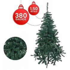 Árvore De Natal Com 1,50 Altura Pinheiro Luxo 380 Galhos - Wincy Natal